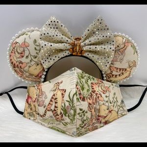 Tigger Pooh Minnie Mouse ears mask adult set